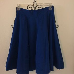 Blue High wasted Skirt